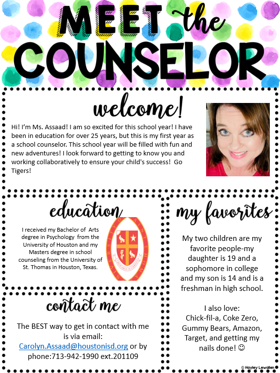  MacGregor ES Counselor- Carrolyn Assad